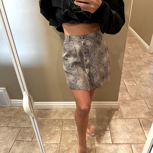 Club Monaco Animal Print Skirt - Picture 1 of 4